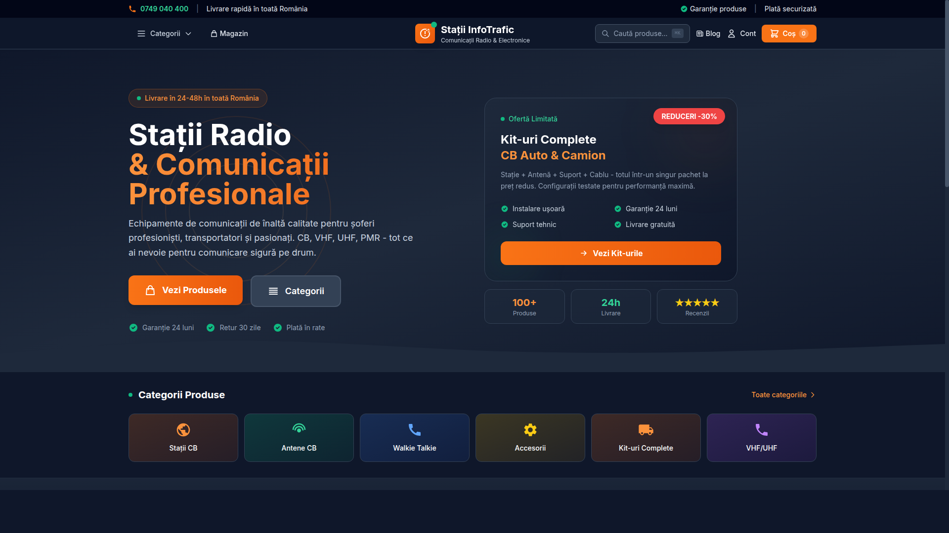 Statii Info Trafic — Enterprise E-Commerce Platform